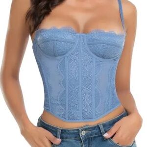 Corset lace top
